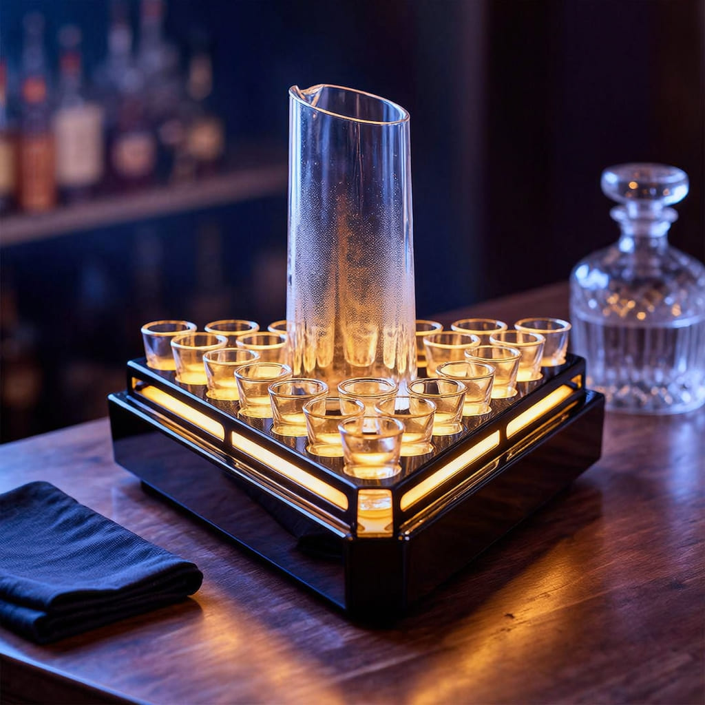 LED Shot Glass Tray Set - additional product view