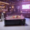 Pink LED Fruit Platter Stand - product detail view 2