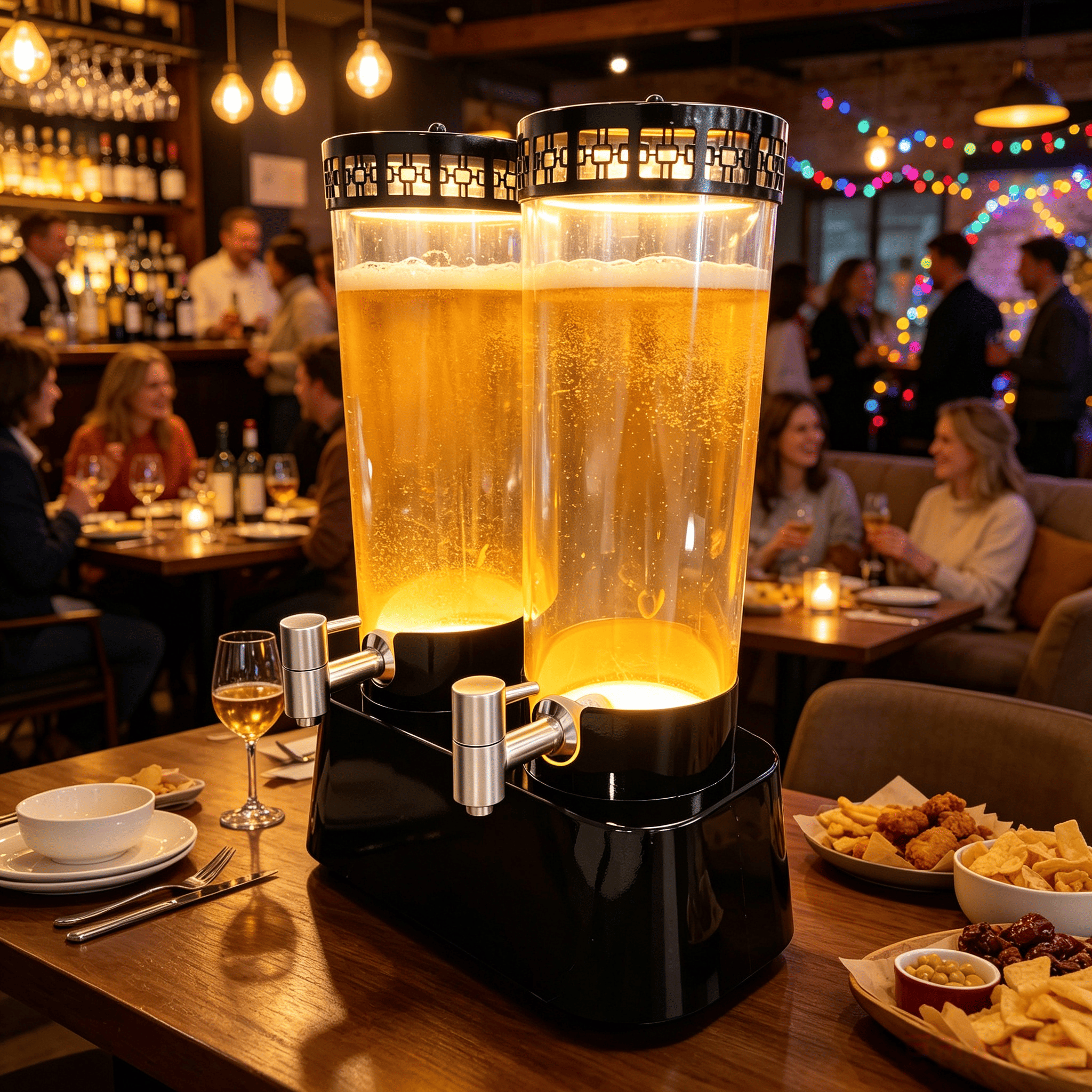 Dual Tank LED Drink Dispenser - product detail view 2